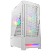 Корпус ATX без БП Cougar Airface RGB White, 2х140мм + 1x120мм ARGB Fan, ARGB вентилятор Hub, белый