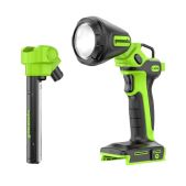 Фонарь Greenworks 3503707 G24UL, 2-в-1, сменные плафоны, без АКБ и зарядного устройства