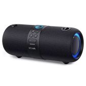 Портативная акустика BQ PBS1004 черная 14 Вт, micro SD, TWS, 3600 мАч, подсветка, FM