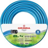 Шланг поливочный 25м Grinda 8-429001-3/4-25_z02 Classic 3/4, 20 атм, трёхслойный, армированный, сетчатое армирование полиамидной нитью