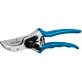 Секатор Grinda P-23 423423 210 мм, усиленные лезвия, закалённая сталь, алюминиевые кованые рукоятки, плоскостной