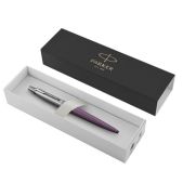 Ручка шариковая Parker 1953190 Jotter Core Victoria Violet CT, корпус фиолетовый, детали хром, синяя