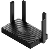 Беспроводной маршрутизатор Cudy WR1500 AX1500, 2.4/5 GHz, до 1501 Мбит/с, LAN 3x1 Gbит/с, WAN 1x1 Gbит/с, MU-MIMO, OFDMA, черный, 4 антенны