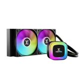 Система водяного охлаждения Xastra LP240-BKAFXX-GL LP240 ARGb BK Intel LGA LGA1851/1700/1200/115X/AM5/AM4 2x120, ARFB вентилятор and PUMP, TDP 265W, black