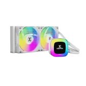 Система водяного охлаждения Xastra LP240-WHAFXX-GL LP240 ARGb WH LGA1851/1700/1200/115X/AM5/AM4 2x120, ARFB вентилятор AND PUMP, TDP 265W, белый