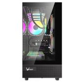 Корпус ATX без БП Formula B Crystal Z8 черный 9x120мм 6x140mm 1xUSB 3.0 audio bott PSU