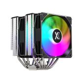 Кулер для процессора Xastra AX620-XXAFMX-GL AX620 Basic ARGb LGA1851/1700/1200/115X/AM5/AM4 8шт/кор, Dual Tower, TDP 265W, 6 тепл.трубок 6мм, 2x PWM 120мм ARGb, медное основание RET