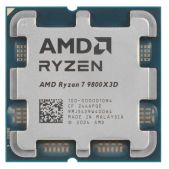 Процессор AMD AM5 Ryzen 7 9800X3D 100-000001084 APU Granite Ridge 8C/16T, 4.7/5.2GHz, 96MB, 120W, Radeon Graphics
