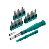 Отвертка Kraftool 25677 Precision-28 для точных работ, 28 предметов