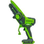 Цепная пила Greenworks 2008207UA G24MCS10 мини аккумуляторная 24V, 10см, с АКБ 2 Ач и Зарядное устройство