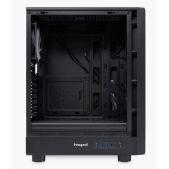 Корпус ATX без БП Hspd M510-TGbK-ARGB M510, Mesh Mid Tower, Black, TG, 0.5 SPCC, 4x120мм ARGB ATX, mATX, mITX 180/280/160mm 1x2.5, 1x3.5, 7xPCI 2xUSB-A 3.0 517x277x418mm