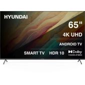 Телевизор 65 Hyundai H-LED65BU7009 Android TV Frameless Metal черный/черный