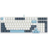 Клавиатура USB A4-Tech Fstyler FS300 Panda SnowBoarding белый/синий for gamer LED