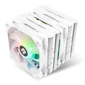 Кулер для процессора Aerocool Thermalright TRPA120AW Peerless Assassin 120 White ARGb LGA115X/1200/1700/AM4/AM5 Dual Tower, 2x120мм ARGb PWM Fan, медное основание, 6 тепл. трубок 6мм
