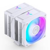 Кулер для процессора Jonsbo CR-3000E Color White LGA1700/1200/115X/AM5/AM4 TDP 260W, PWM, 2 x 120мм Dynamic Multi-Color LED Fan, 7 тепловых трубок, белый, 4-pin