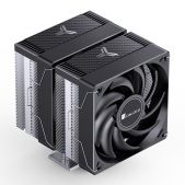 Кулер для процессора Jonsbo CR-3000E LGA1700/1200/115X/AM5/AM4 TDP 260W, PWM, 2 x 120мм Black Fan, 7 тепловых трубок, 4-pin