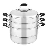 Мантоварка Lara LR03-40 49048 28x31см, нерж, 11л, 3 секции