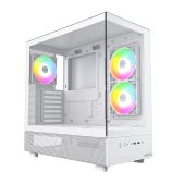Корпус ATX Без БП Montech XRW XR White 3x120мм ARGb fans