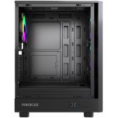 Корпус ATX Без БП Powercase CMAB-L4 Mistral A4B, Tempered Glass, 4x 120мм FRGb Fans, чёрный