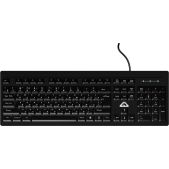 Клавиатура Бештау электроникс KL104PY SG 104 клавиши, USB, 1.8 м, цвет русской/латинской раскладки Белый/Белый, лазерная гравировка, черная / МИНПРОМТОРГ МПТ
