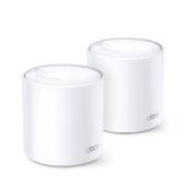 Точка доступа TP-Link Deco X60 2-pack AX5400 Whole Home Mesh Wi-Fi System, Wi-Fi 6, 2402Mbps 4 streams at 5GHz and 574Mbps 2 streams at 2.4GHz, 2 Gigabit ports of each unit, support OFDMA