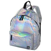 Рюкзак Brauberg 226421 Glossy универсальный, блестящий, серебро, 41х32х14 см
