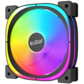Вентилятор PCCooler F3-L120BKAM1-GL EF120 ARGb 120х120x25 черный 4-pin 25.7дБ для корпуса