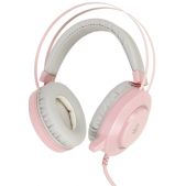 Гарнитура A4-Tech Bloody G521 розовый 2.3м мониторные USB оголовье G521 Pink