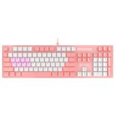 Клавиатура A4-Tech B800 Pink Bloody Dual Color механическая розовый/белый USB for gamer LED