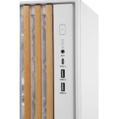Корпус ATX Без БП Formula TimberLine T0 W белый 6x120мм 6x140mm 2xUSB 3.0 audio