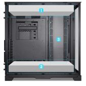 Корпус ATX Без БП Lian-Li O11 Dynamic EVO XL черный 11x120мм 9x140mm 4xUSB 3.0 audio
