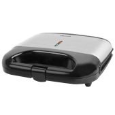 Сэндвичница Maxwell MW-1553 800Вт стальной/черный