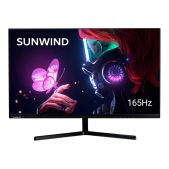 Монитор 24 SunWind SUN-M24BG110 черный VA LED 16:9 HDMI матовая 250cd 178гр/178гр 1920x1080 165Hz DP FHD USB 2.6кг