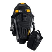 Кобура для шуруповерта Kraftool 38769 KH-5 с дополнительным съёмным карманом, с быстросъёмным креплением FastClip, 5 отделений для свёрл и бит