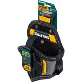 Кобура для шуруповерта Kraftool 38770 KH-5C с быстросъёмным креплением FastClip, 5 карманов и петель