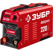 Сварочный аппарат Зубр СА-220 ММА, 220 А, Red MACHINE, макс. электрод Ø 5.0мм инверторный