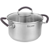 Кастрюля 2.1л Rondell RDS-1387 Akzent d=18см с крышкой стальной