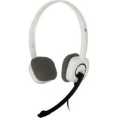 Гарнитура Logitech 981-000453 H150 белый/черный 1.8м накладные оголовье
