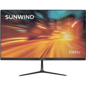 Монитор 22 SunWind SM22VB01 SM-22FV222 черный VA 5ms 16:9 HDMI матовая 250cd 178гр/178гр 1920x1080 100Hz FreeSync VGA FHD 2.29кг