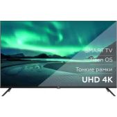 Телевизор 50 BQ 50FSU01B Black TizenOS, 4K UltraHD, тонкая рамка, пульт OneRemote с голосовым упра