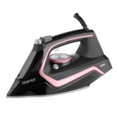 Утюг Centek CT-2313 ROSE черно-розовый, 2600Вт, керамика, самоочистка, капля-стоп