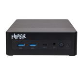 Неттоп Hiper FN2-i31315R8N2I6BWP FACTUM FN2 Intel Core i3-1315U 1.2GHz /8192Mb/256PCIGb SSD/noDVD/BT/Wi-Fi/war 1y/0.4kg/черный/Win11Pro + Wi-Fi 6, BT 5.2, Чёрный, БП 90Вт, VESA крепление