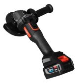 Углошлифовальная машина аккумуляторная Deli DE-JM20-3D4 DC601 2АКБx4Ач + Зарядное устройство, 20В, d115мм, М14, 3500/6000/8500об/мин, сумка