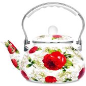 Чайник Lara LR00-29 эмаль 2.2 литра, свисток