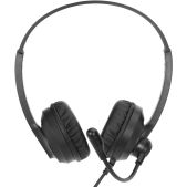 Гарнитура Oklick 1900379 HS-M500 черный 1.8м накладные оголовье