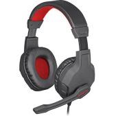 Гарнитура игровая Defender Cujo черно-красный мембрана 50мм. / кабель 2.0 м