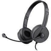Компьютерная гарнитура Defender 63164 Tune 160, черная, кабель 1.8 м