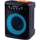 Колонка портативная Defender 65053 Funky 10Вт черная 10Вт, BT/FM/USB/TF/AUX/Light