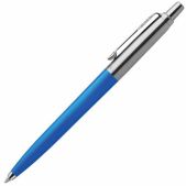 Ручка шариковая Parker 2076052 Jotter Plastic CT, корпус синий, детали из нержавеющей стали, блистер, синяя