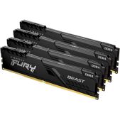 Комплект модулей памяти DDR4 32Gb 4х8Gb 3600MHz Kingston KF436C17BBK4/32 CL17 DIMM Kit of 4 Fury Beast Black